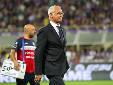 Fiorentina-Cagliari, Claudio Ranieri accolto con affetto dal pubblico fiorentino