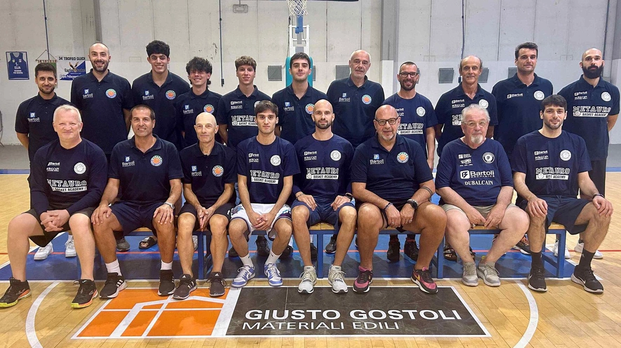 Lo staff della Metauro Basket Academy per la stagione 2024/2025