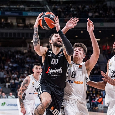 La Virtus crolla a Madrid contro il Real