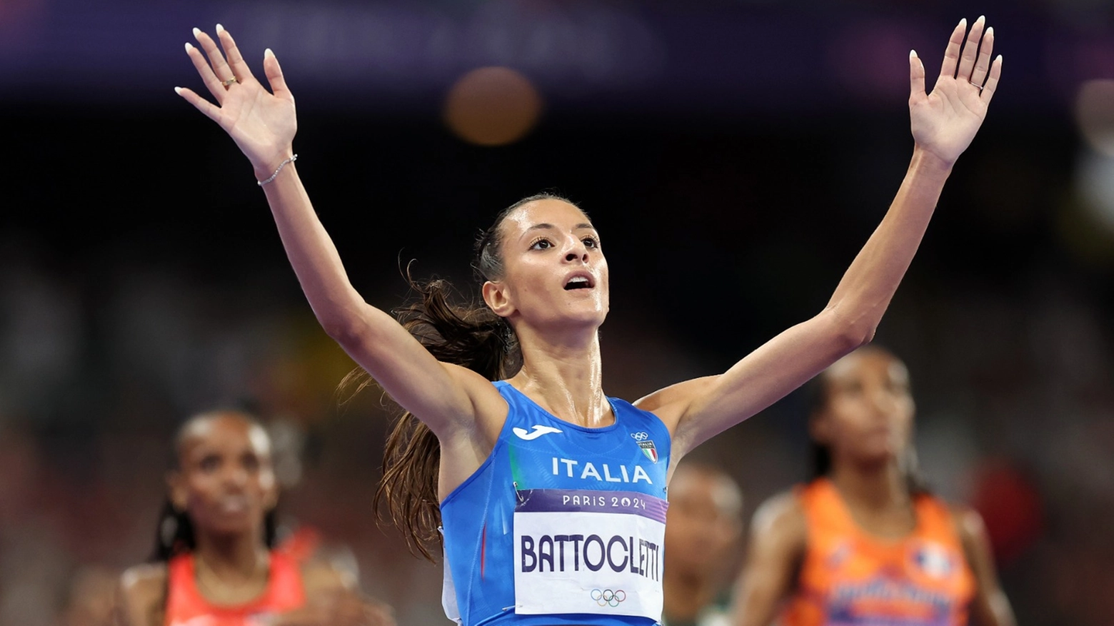 Nadia Battocletti vince la medaglia d'argento nei 10.000 metri donne (Da Fb: Italia Team)