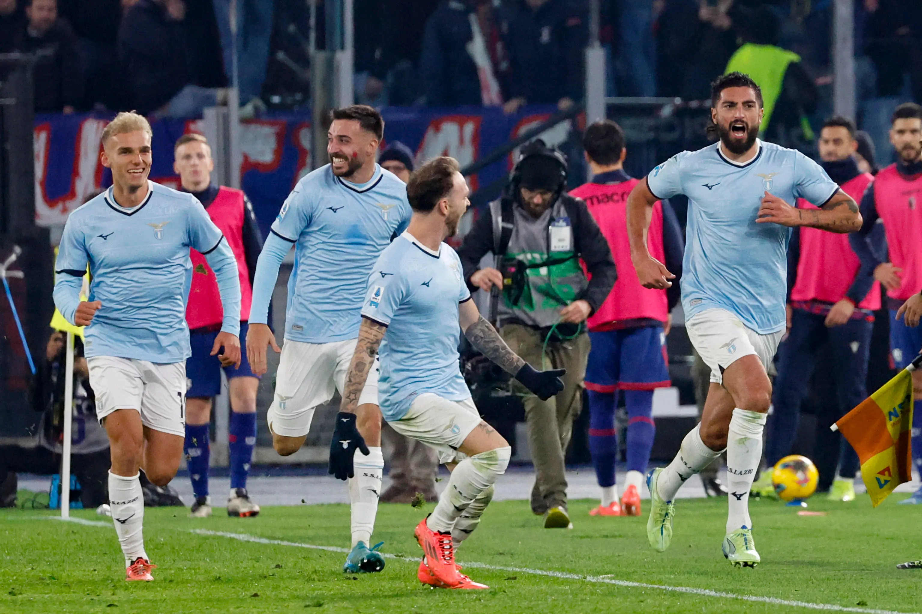 Lazio: l'uomo in più dà una grossa mano alla settima vittoria di fila