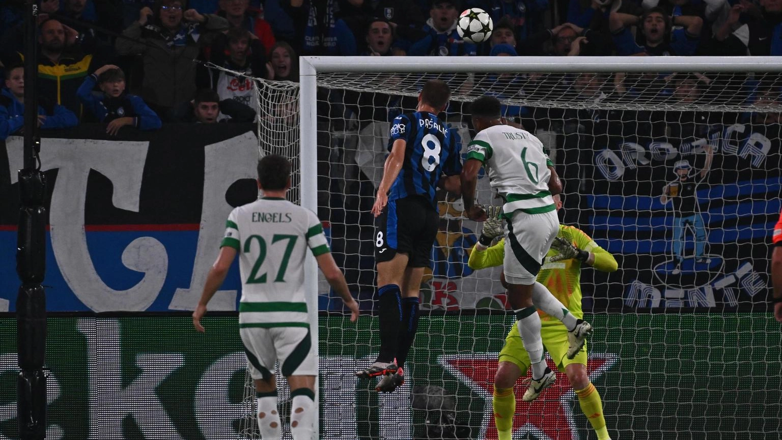 Champions: pari per l'Atalanta, 0-0 con il Celtic