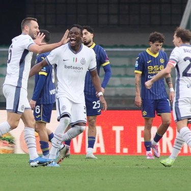 Inter a valanga sul Verona: l'Hellas cede malamente 0-5