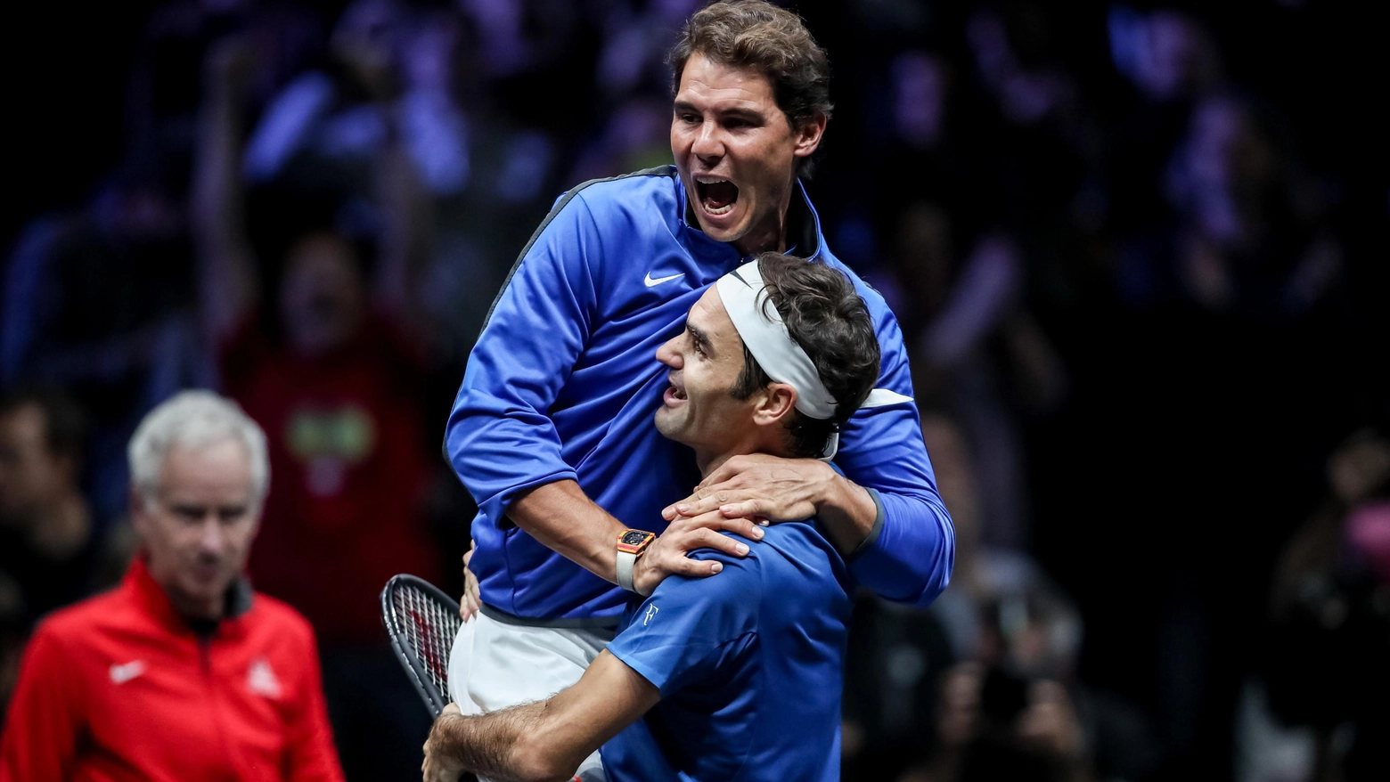 Gli eterni rivali Federer e Nadal sono stati compagni di squadra alla Laver Cup