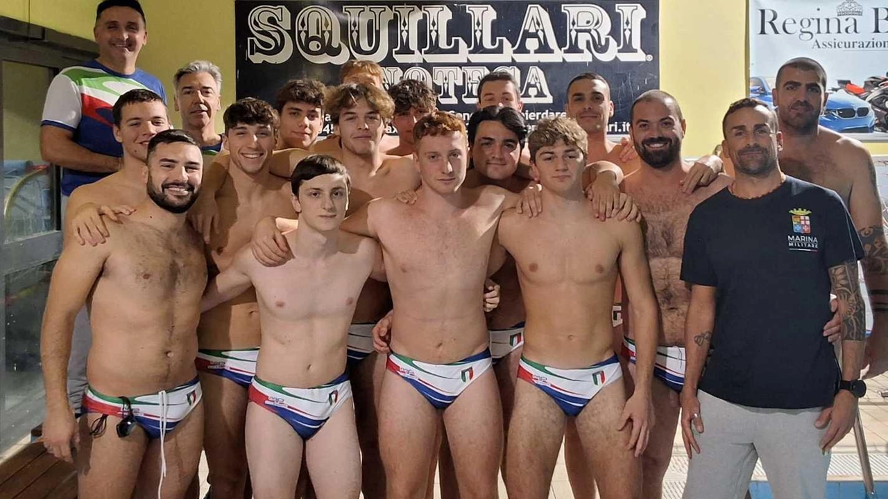 La squadra della Marina Militare pronta al campionato di Serie C di pallanuoto