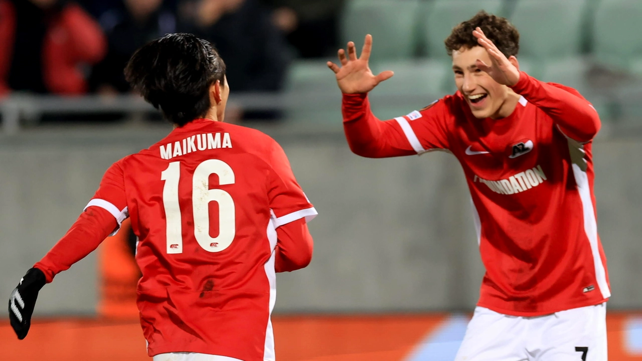 Ruben Van Bommel (right) celebrates a goal with his teammates Ruben Van Bommel (right) celebrates a goal with his teammates