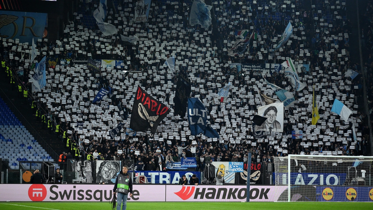 I tifosi della Lazio, quest'anno i biancocelesti non hanno mai perso in casa