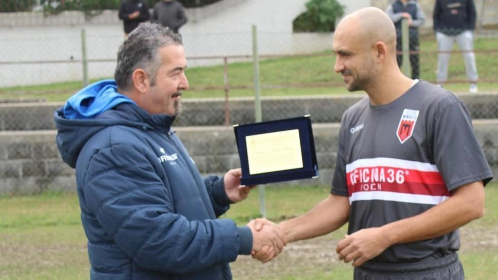 Messina premiato da Colonna