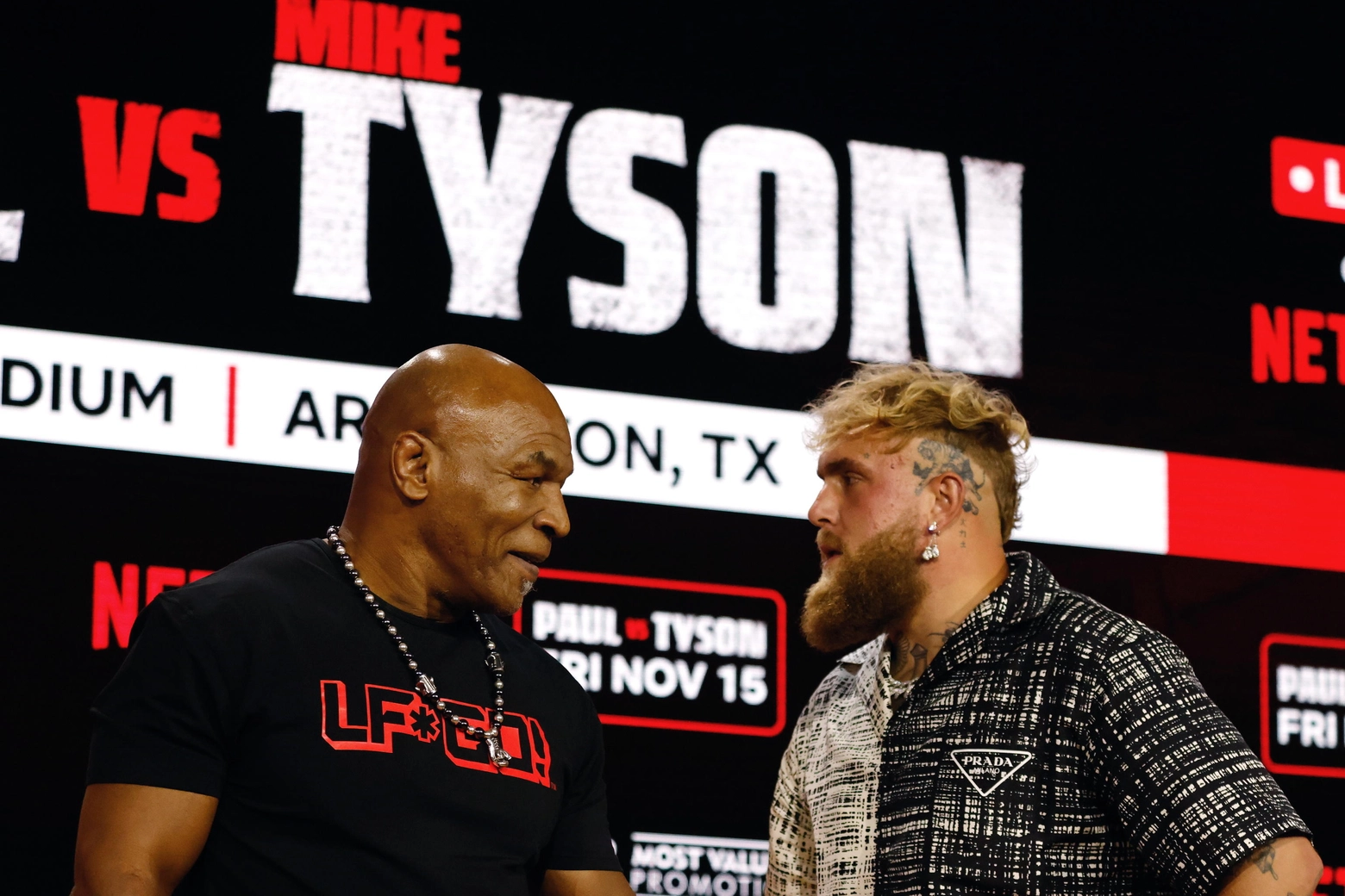 Mike Tyson e Jake Paul (Ansa)