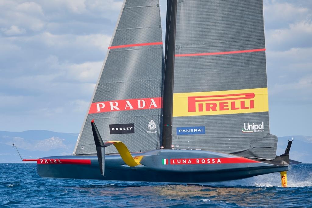 Luna Rossa, first sailing of the AC75 Quotidiano Sportivo