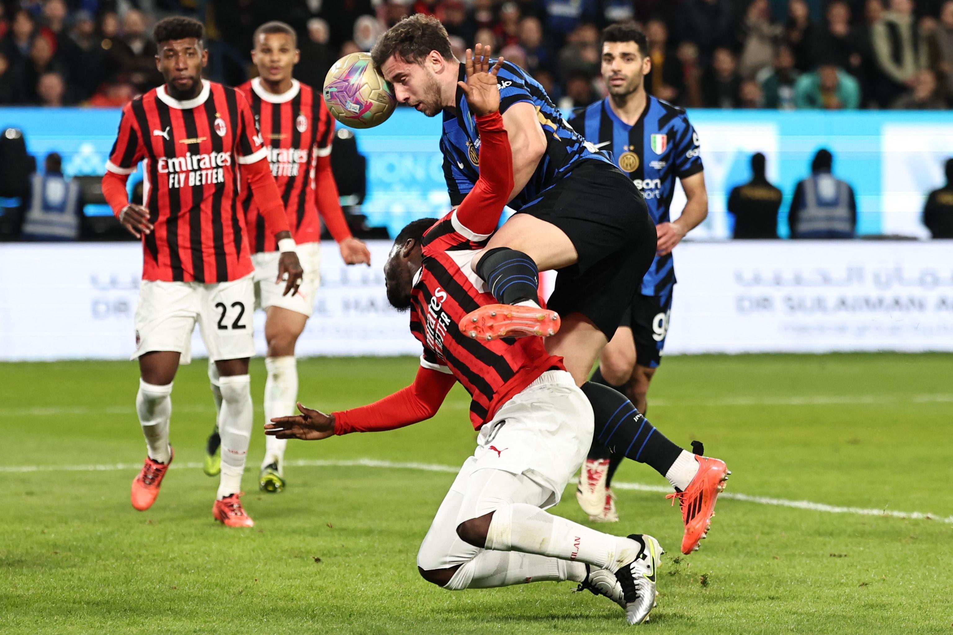 Supercoppa, vince il Milan: Inter battuta 3 2 al 94’