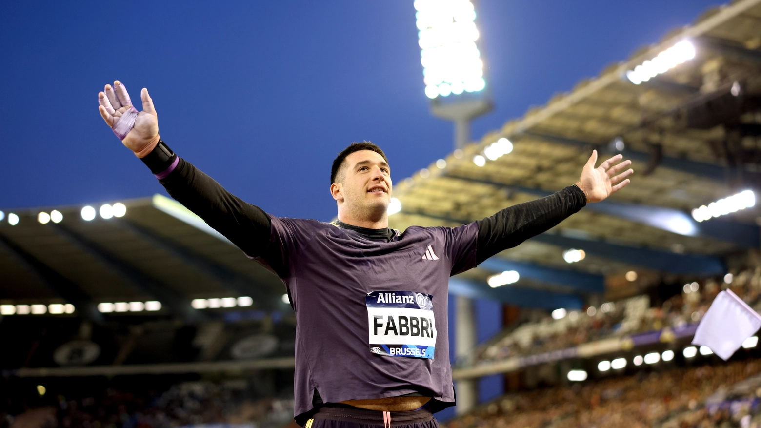 Leonardo Fabbri trionfa nella Diamond League con il record italiano. (Marta Gorczynska/Diamond League)