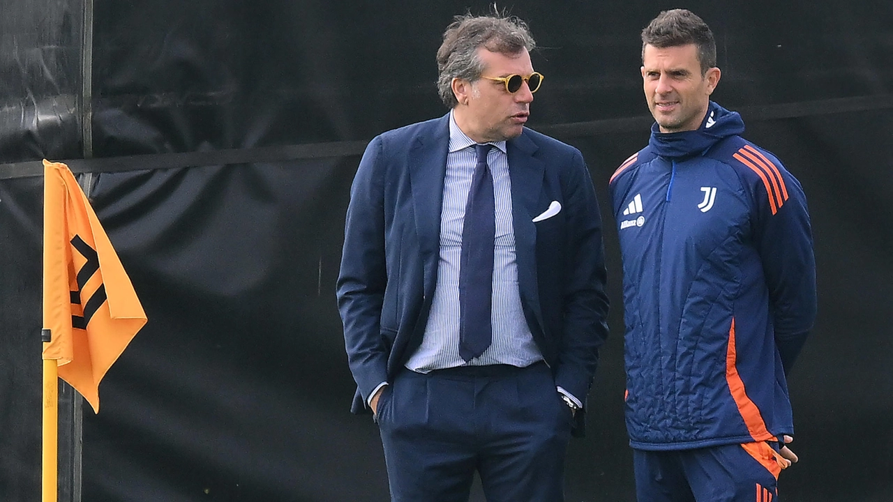 Cristiano Giuntoli e Thiago Motta