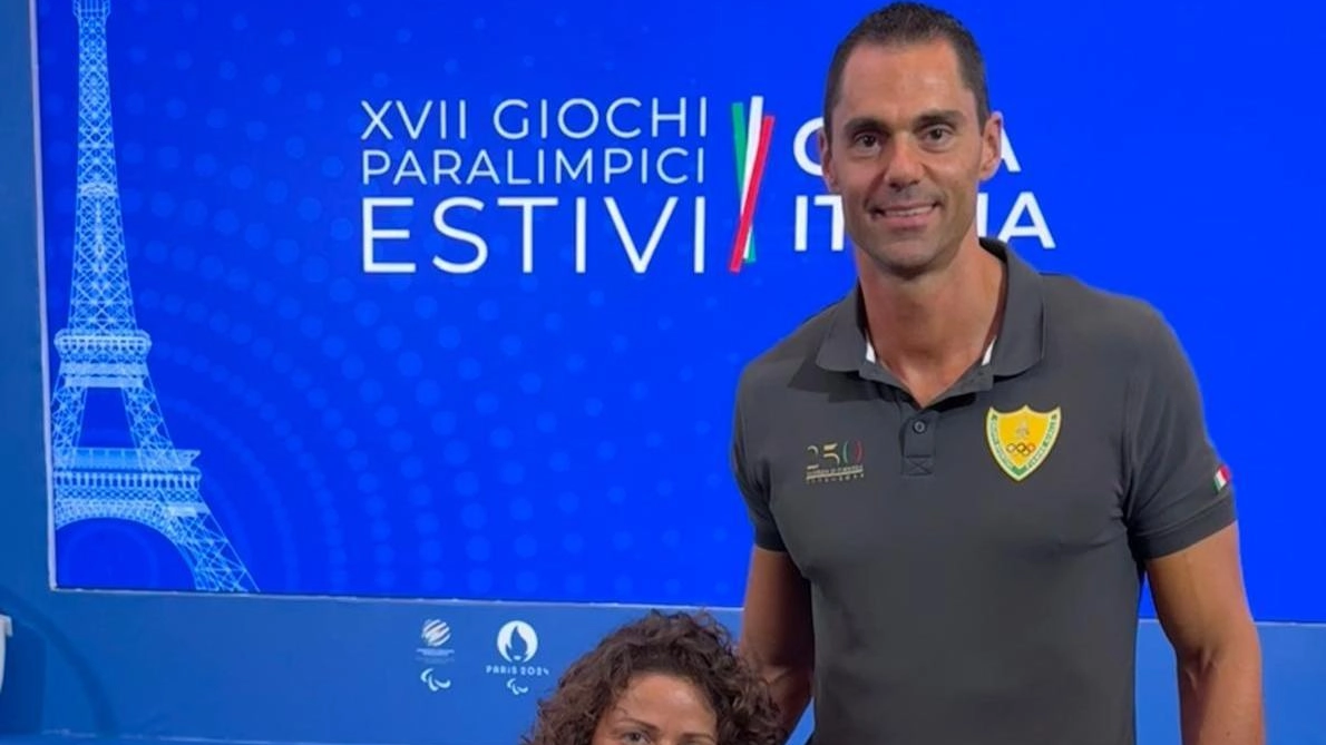 Stefano Anceschi a Parigi con la campionessa Ana Maria Vitelaru