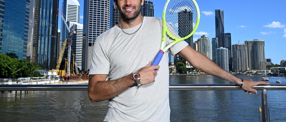 Matteo Arnaldi e Matteo Berrettini al via del Brisbane International 2025