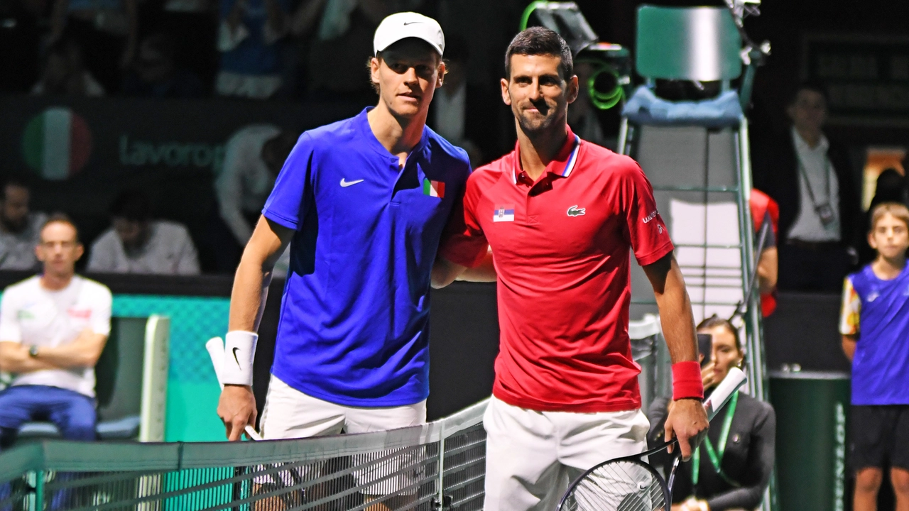 Jannik Sinner e Novak Djokovic