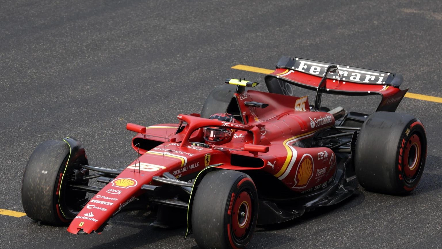F1: Cina, reclamo Aston Martin sull'uscita di pista di Sainz