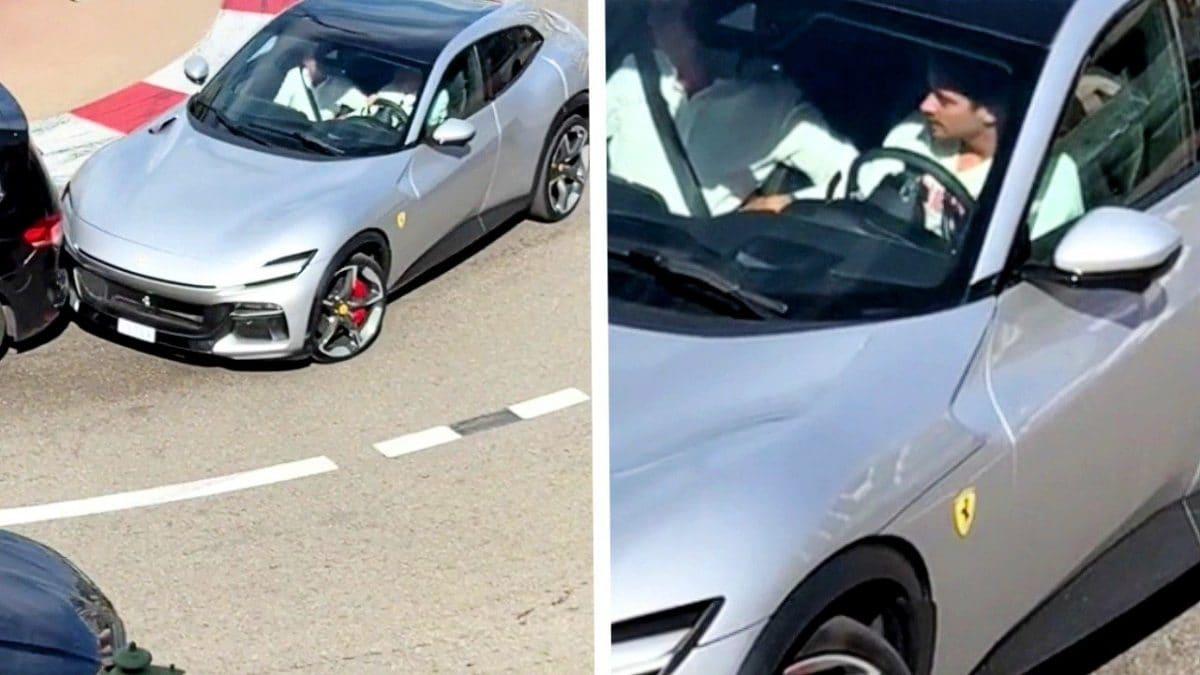 Leclerc tampona nel traffico di Montecarlo. Il video dell’incidente con la Ferrari Purosangue