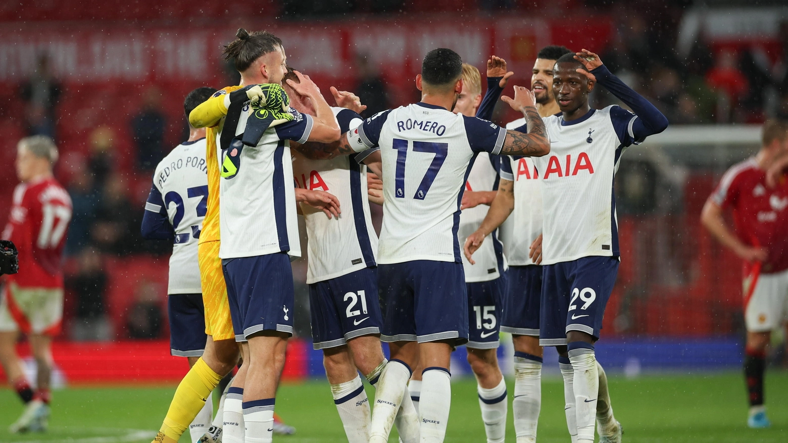 Sprofondo rosso per lo United, il Tottenham vince facile 0-3