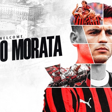 Milan, Morata ora è ufficiale: indosserà la maglia numero 7
