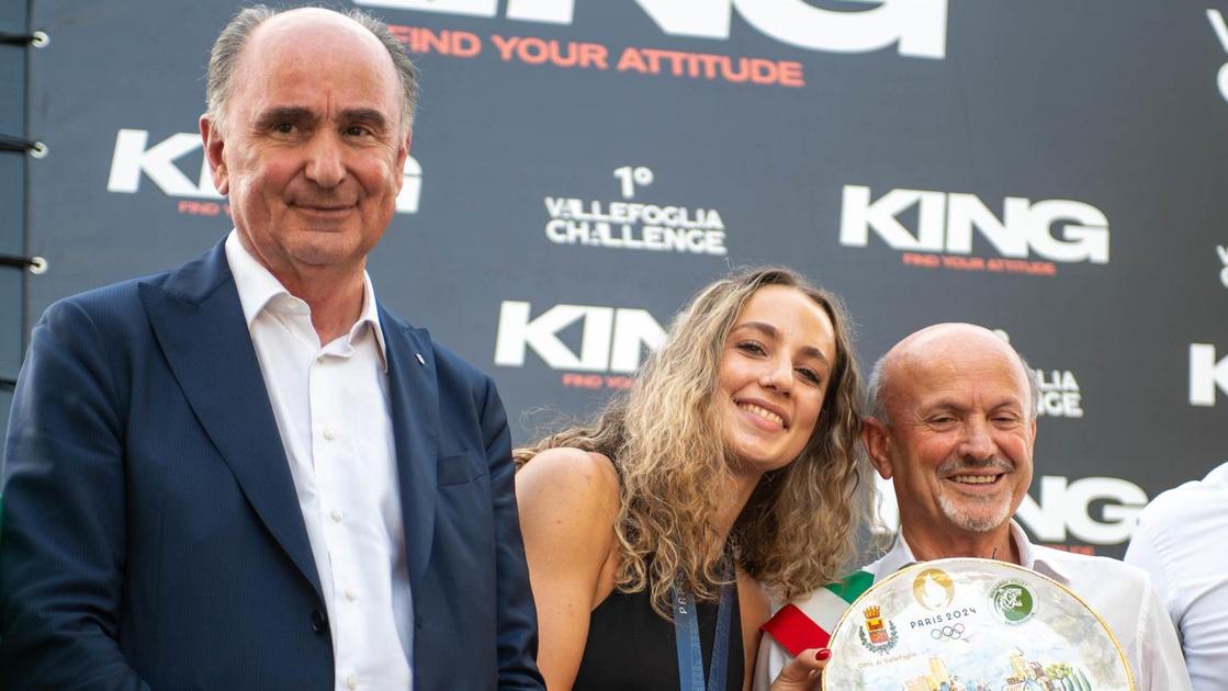 Il riconoscimento alla pallavolista della Megabox. Un’atleta d’oro: Vallefoglia premia Giovannini