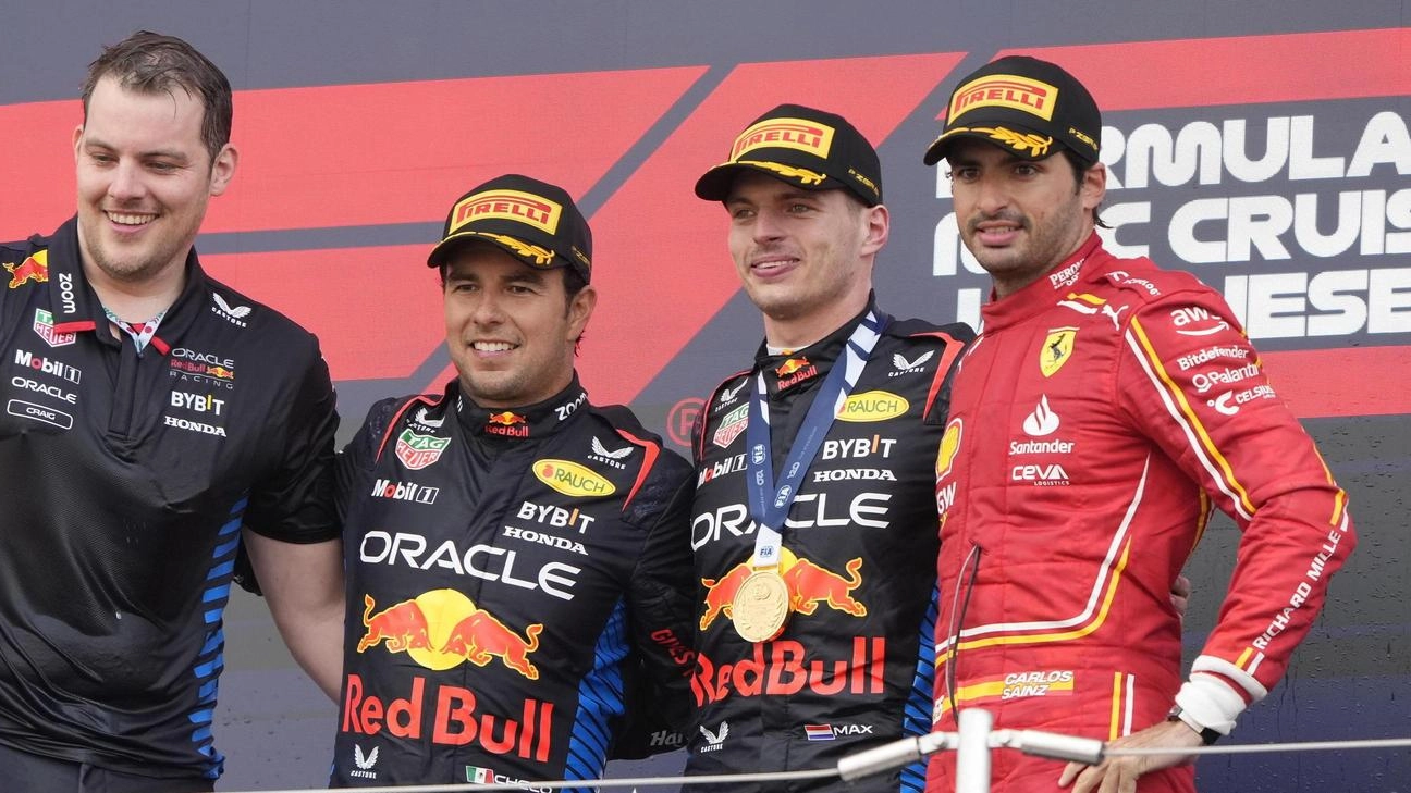 Verstappen e Red Bull, tutto come prima. La Ferrari c’è, Sainz batte ancora Leclerc