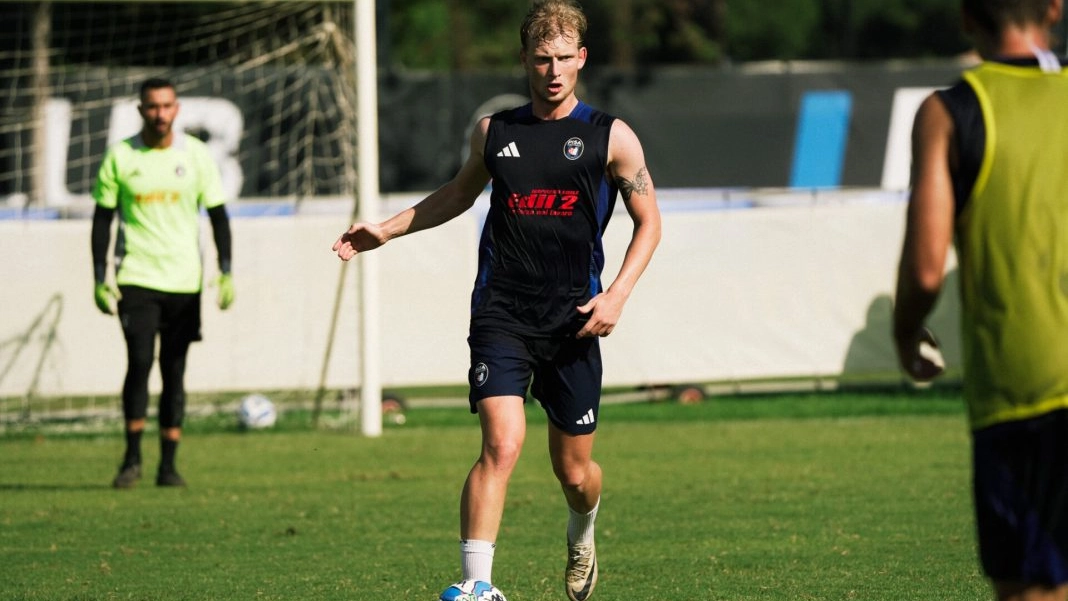 I nerazzurri in allenamento