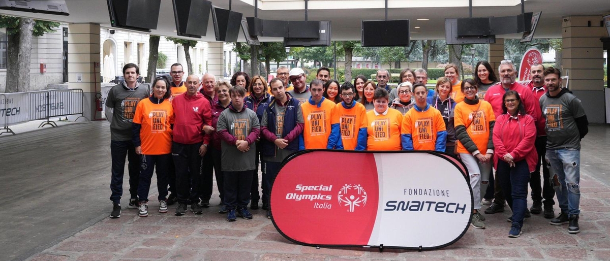 Volontari Snaitech e atleti Special Olympics a Ippodromo S.Siro