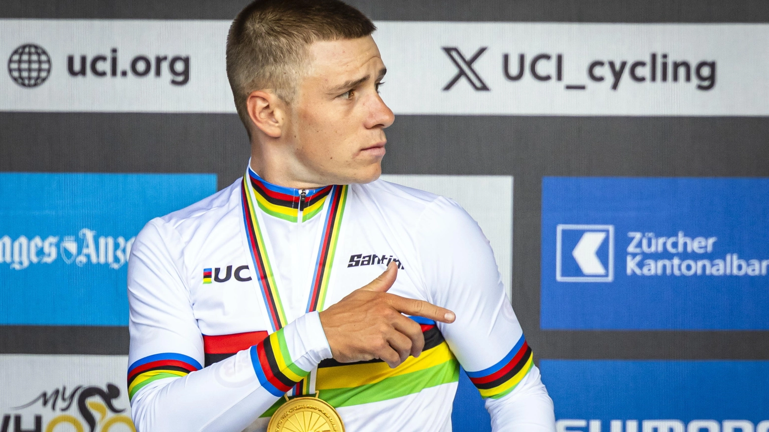 Remco Evenepoel (Ansa)