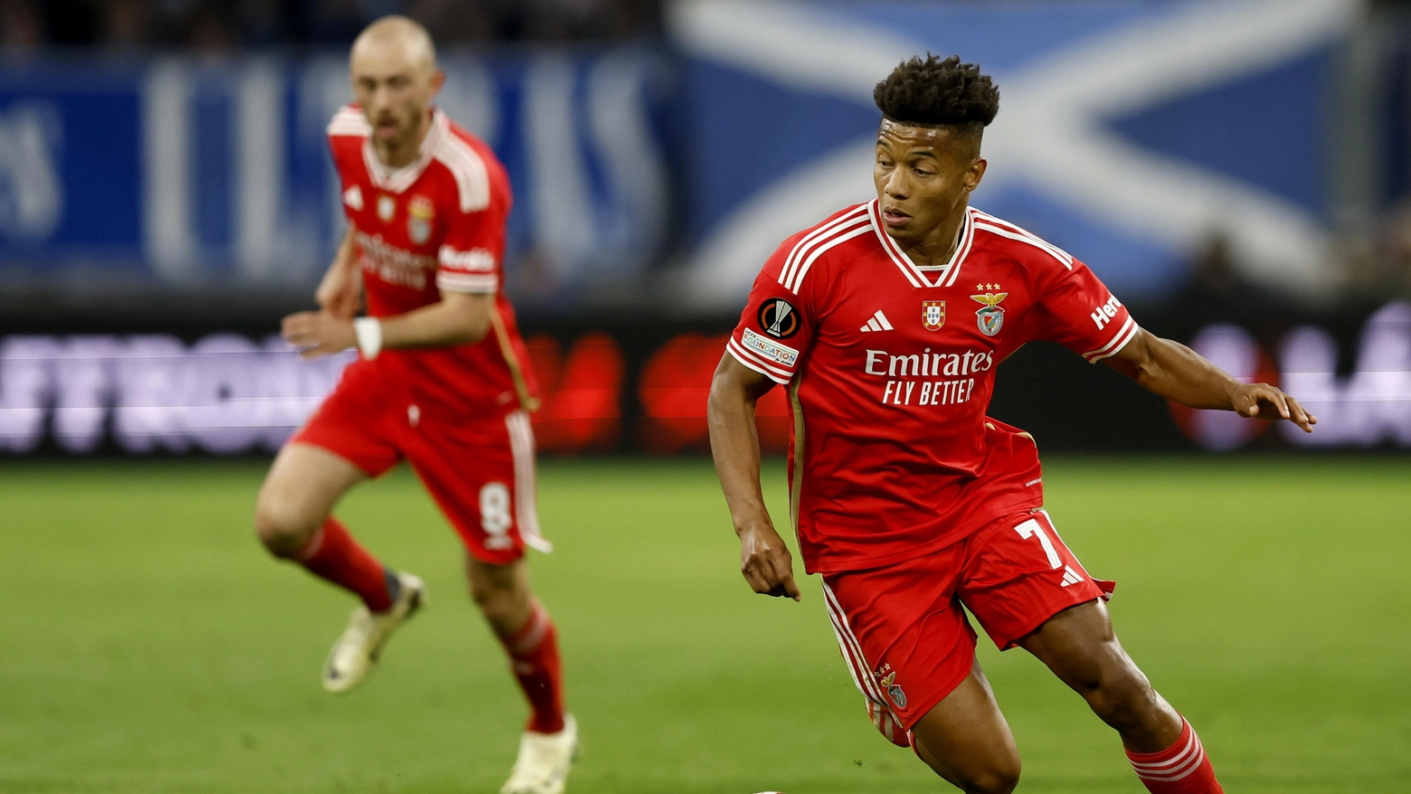 David Neres, al momento al Benfica, piace molto al Napoli