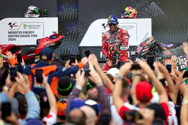 MotoGp Silverstone 2024: vince Bastianini, Bagnaia è terzo. Martin nuovo leader del mondiale