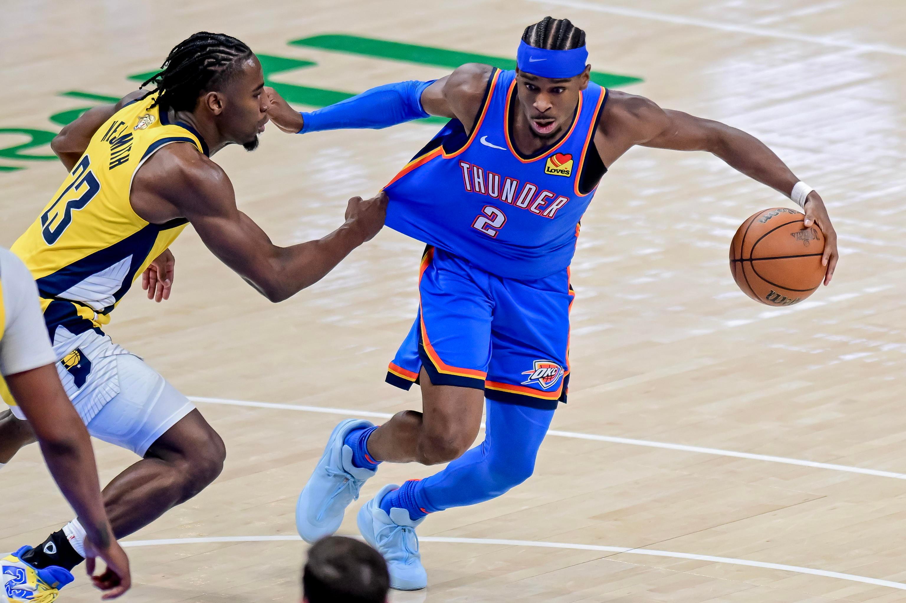 finals nba gilgeous alexander formato mvp okc travolge indiana e si porta sull 1 1
