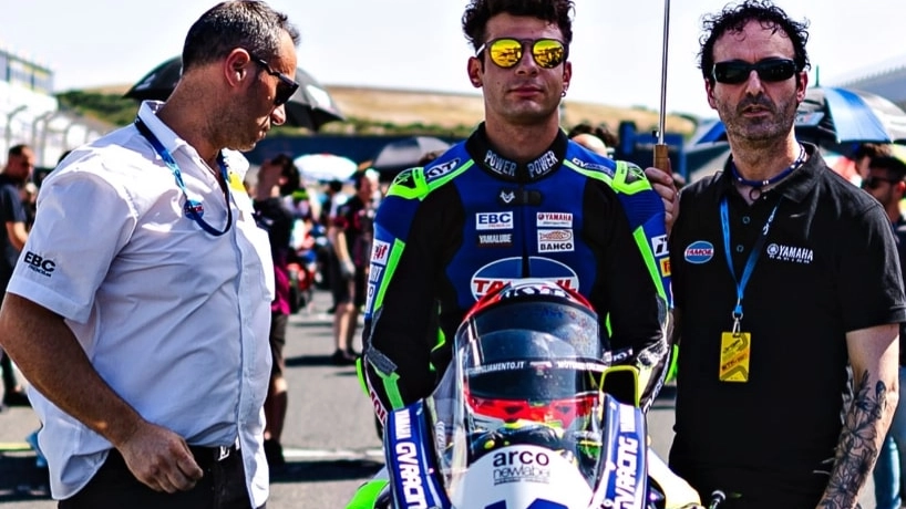 Lorenzo Dalla Porta in pista a Jerez