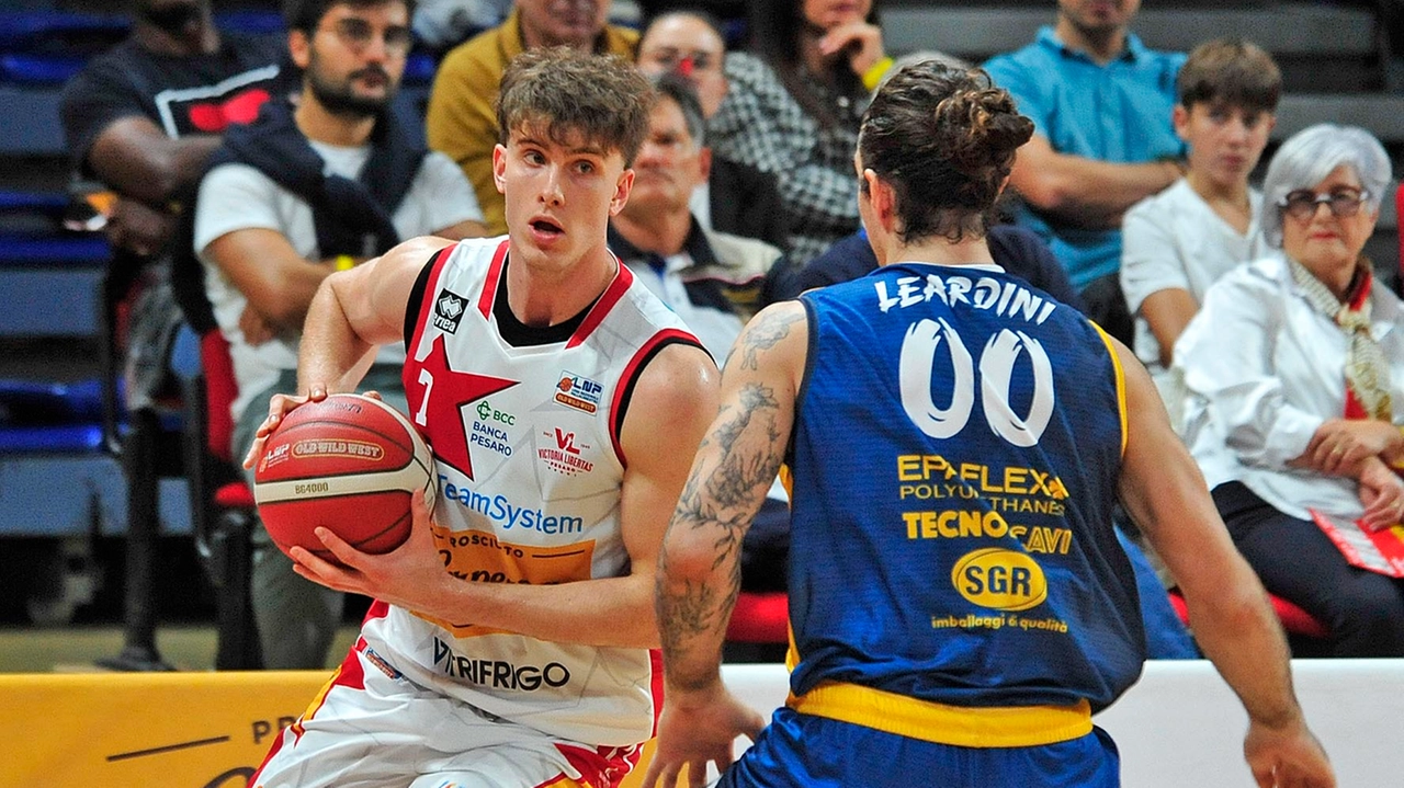 Octavio Maretto nel match con Vigevano