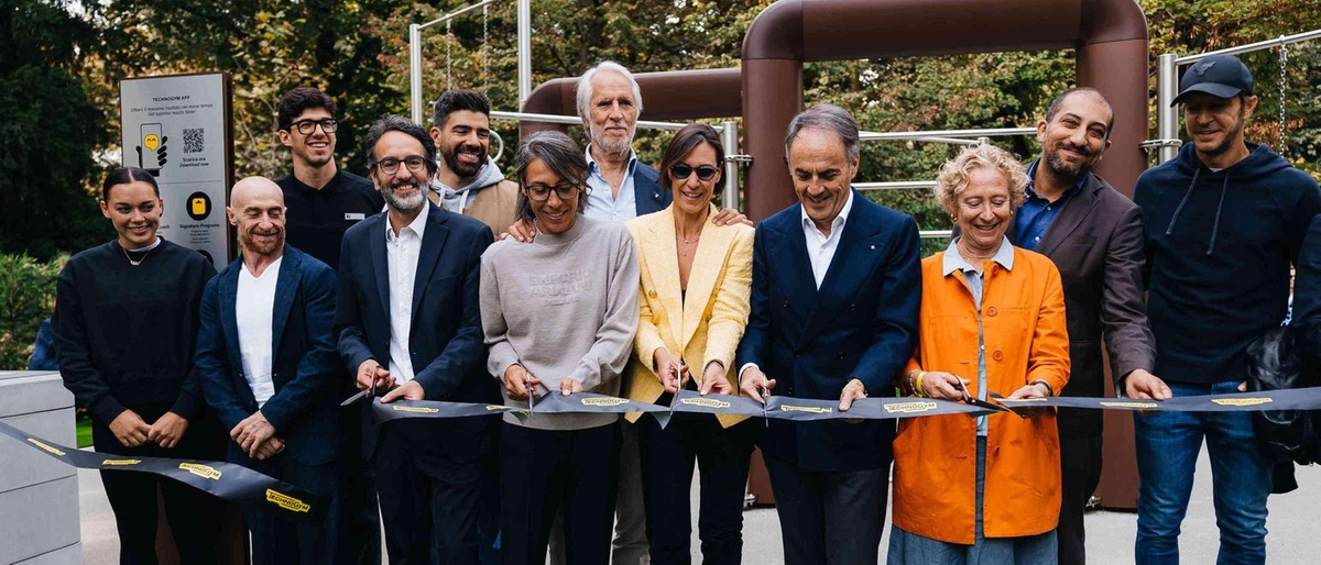 Technogym dona palestra a cielo aperto ai Giardini Montanelli