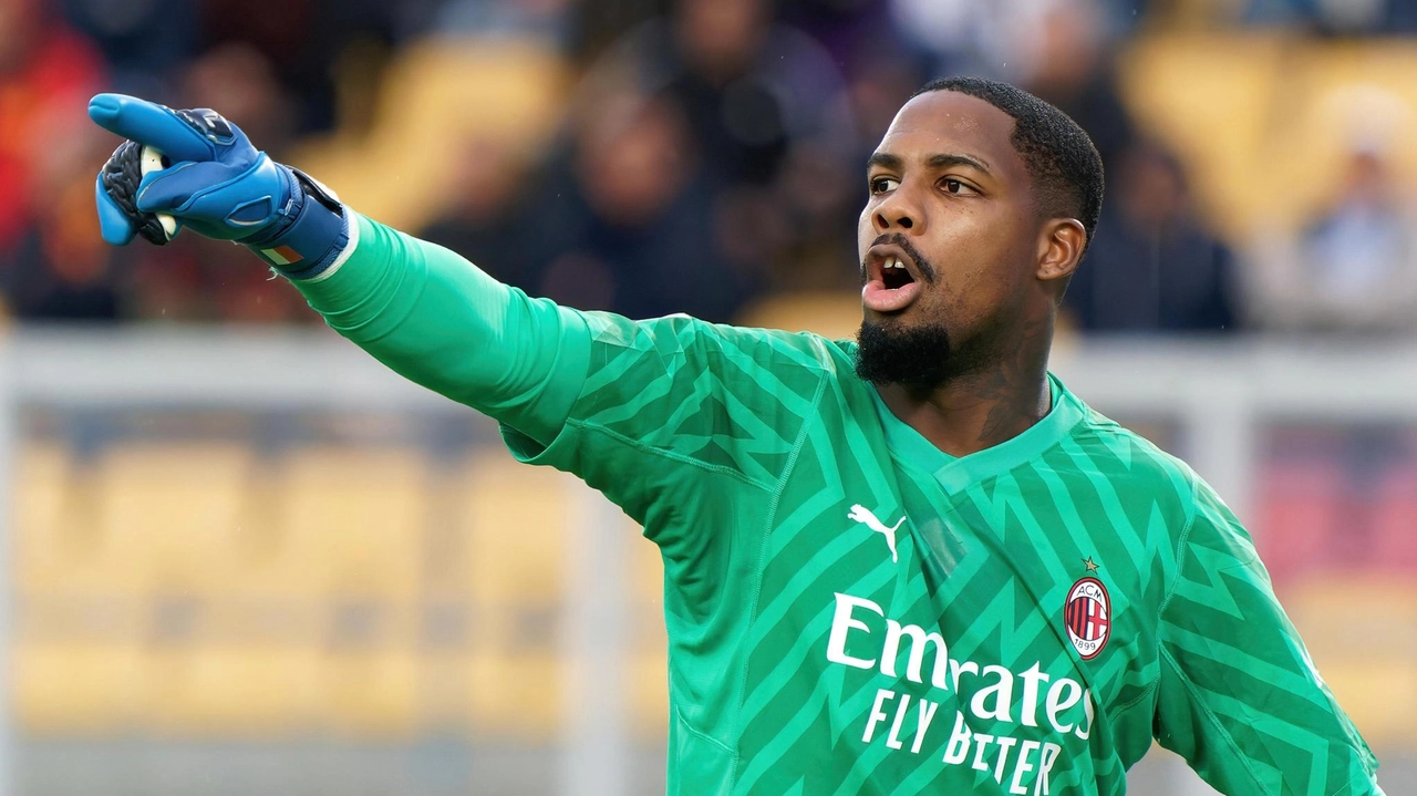 Mike Peterson Maignan, 29 anni, portiere del Milan e della nazionale francese