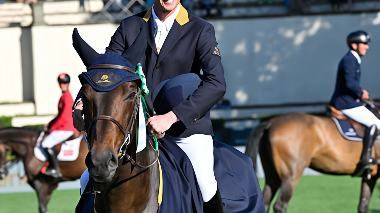 Lorenzo De Luca sarà al London International Horse Show (foto Gobbi)