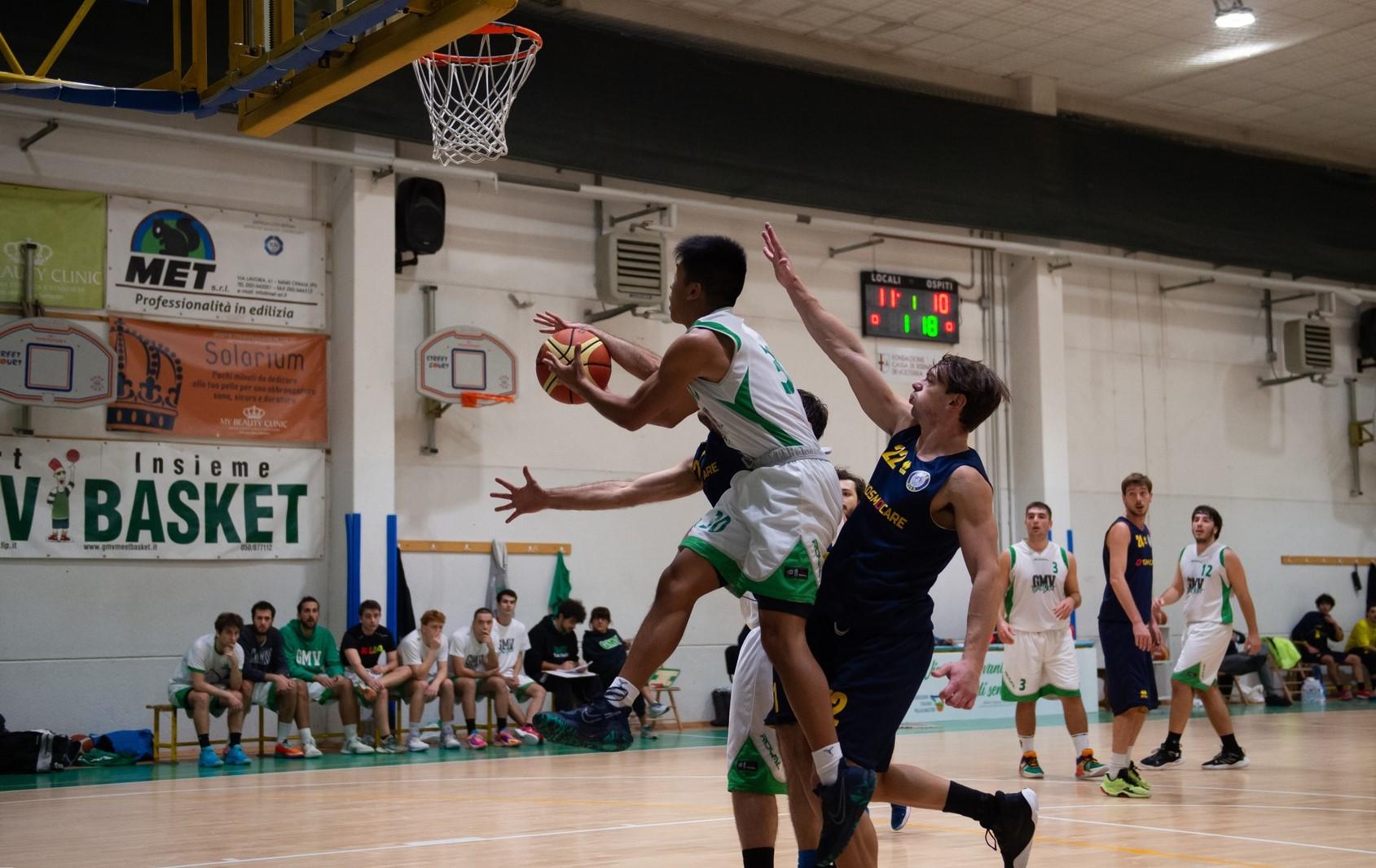 Basket, in Divisione Regionale 2, fa spicco la sfida al vertice tra GMV e Chimenti Livorno