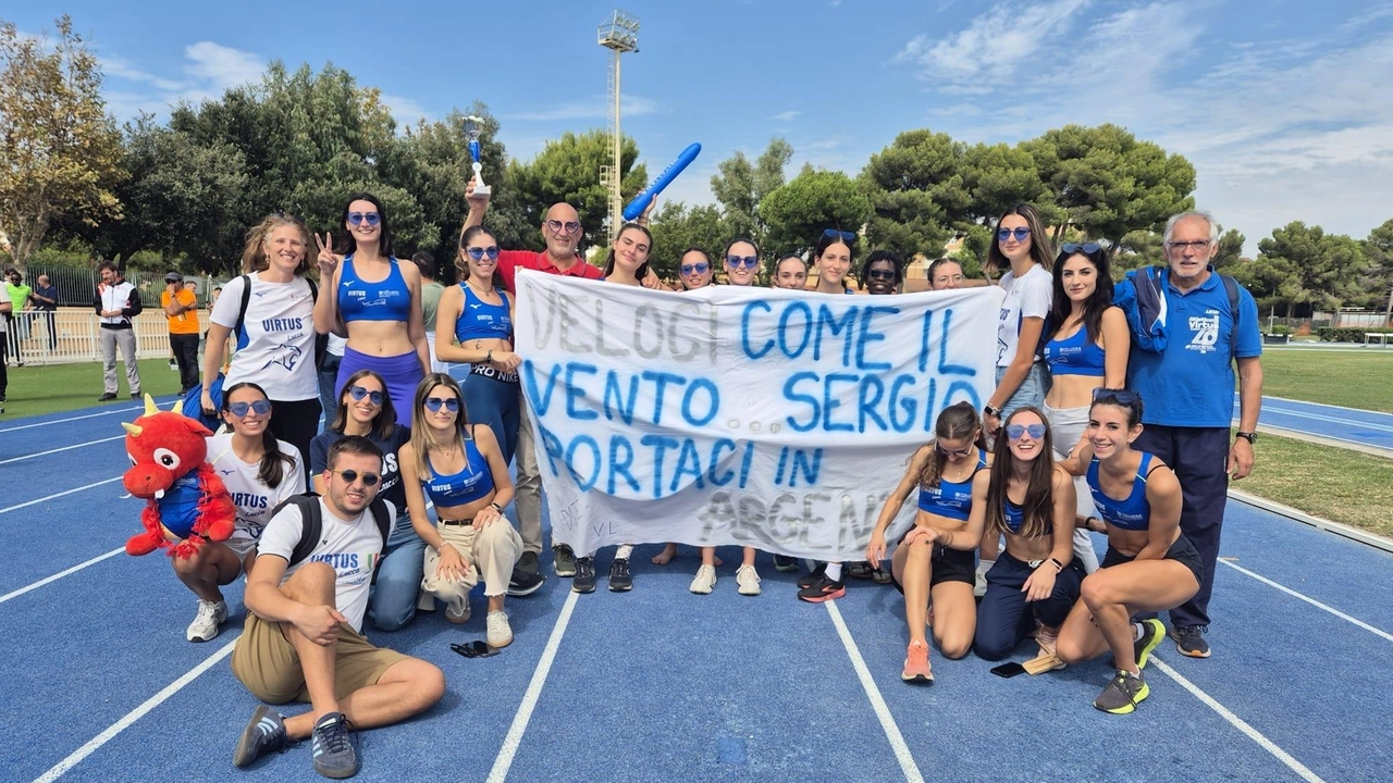 La formazione femminile della Virtus per la prima volta sale in serie «A» Argento La formazione femminile della Virtus per la prima volta sale in serie «A» Argento