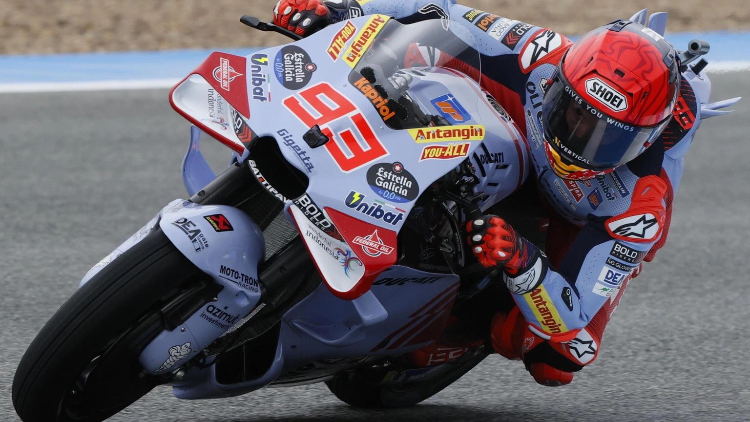 MotoGp: Spagna; Marc Marquez in pole, 7/o tempo Bagnaia