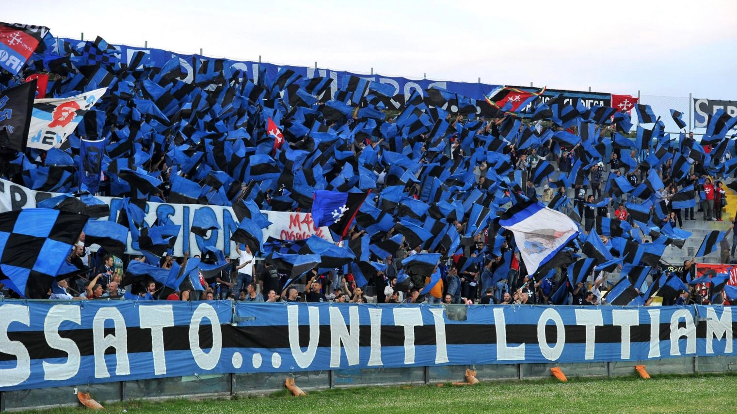 La Curva Nord dell'Arena Garibaldi