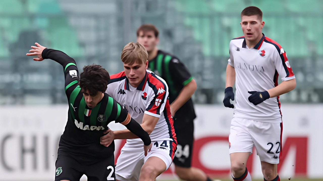 Un’immagine della partita di ieri disputata al ’Ricci’ di Sassuolo