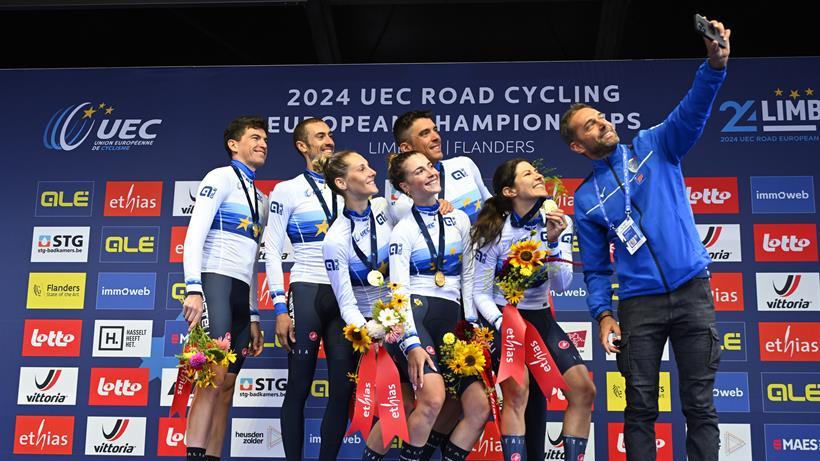 Ciclismo: la pratese Guazzini vince il titolo europeo nella staffetta mista