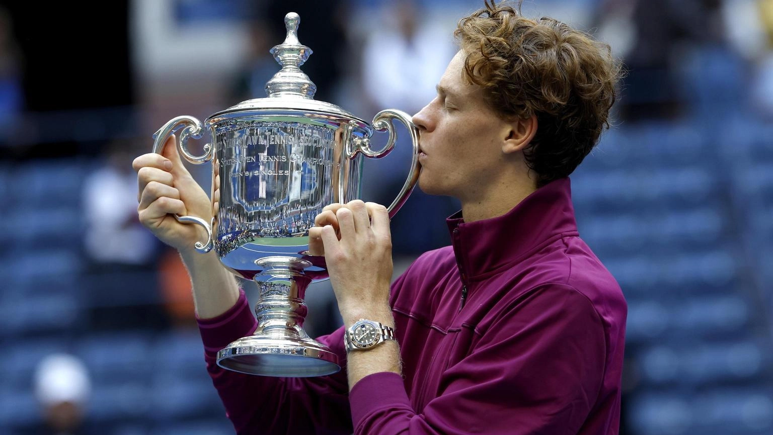 Il numero uno al mondo con il trofeo conquistato agli Us Open