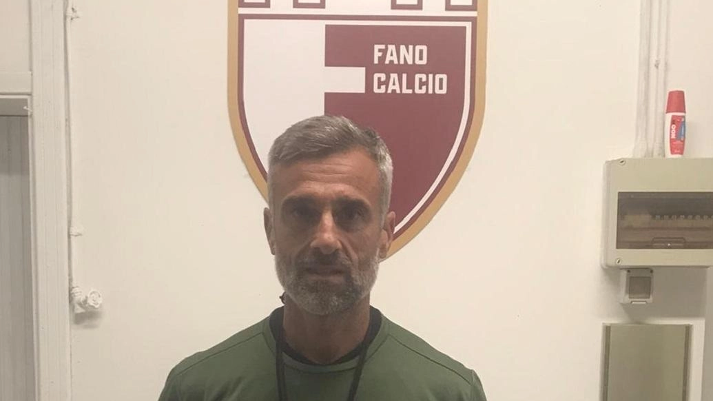 L’allenatore del Fano calcio Spendolini