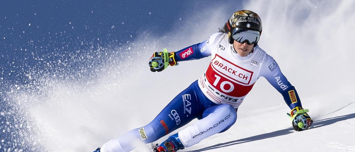 Federica Brignone al comando nello slalom gigante di Semmering