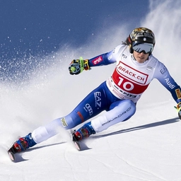 Federica Brignone al comando nello slalom gigante di Semmering