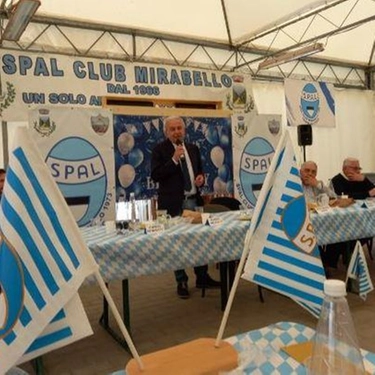 Lo Spal Club più longevo della provincia ha ospitato il presidente dell’ultima serie A. A Mirabello la serata con Mattioli