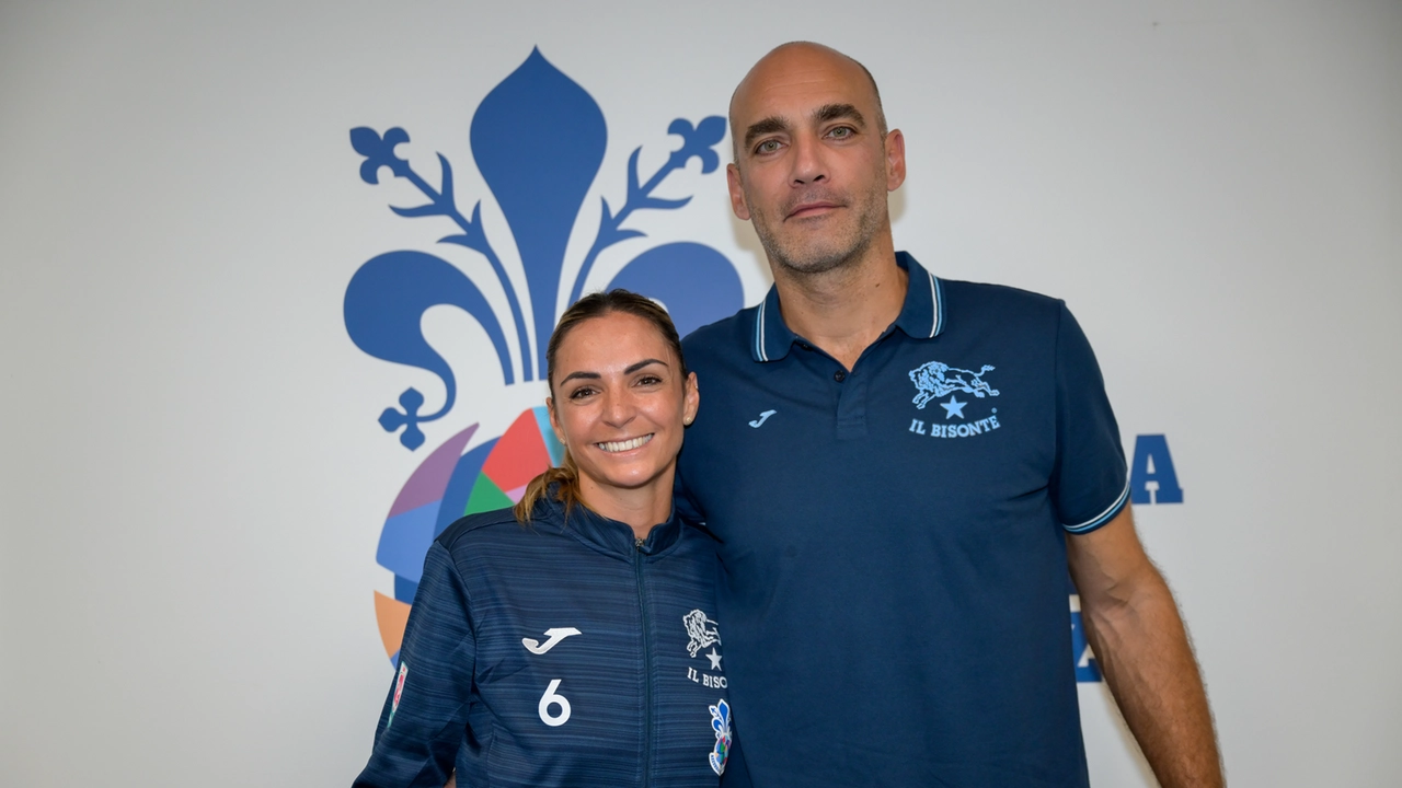 Il coach Simone Bendandi e la capitana Giulia Leonardi (Foto Jacopo Canè / Fotocronache Germogli)