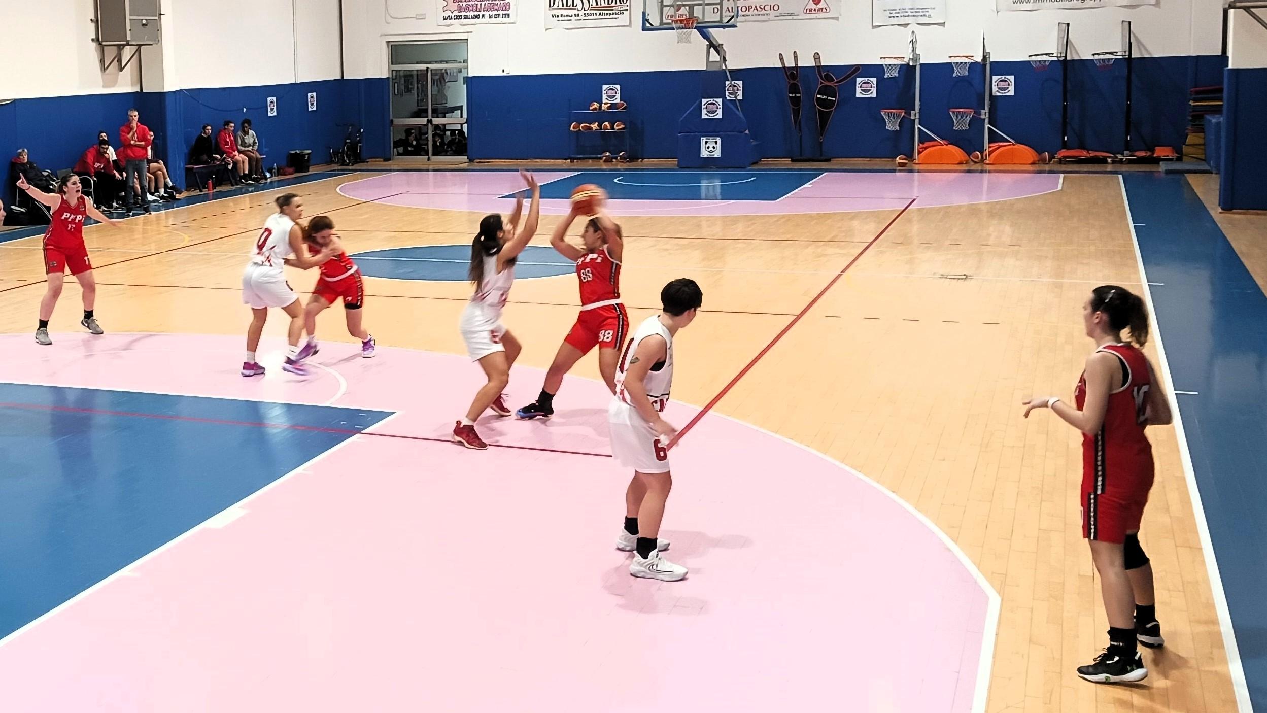 Basket, ancora una sconfitta in serie C per la Pallacanestro Femminile Pisa